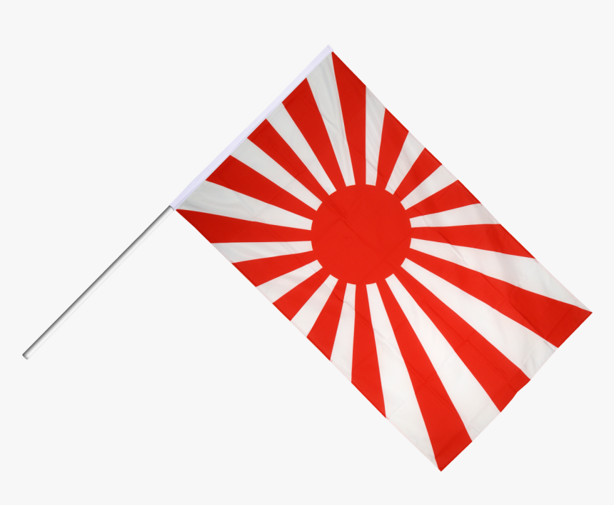 Japan War Hand Waving Flag - Circle Red And White Flag, HD Png Download, Free Download