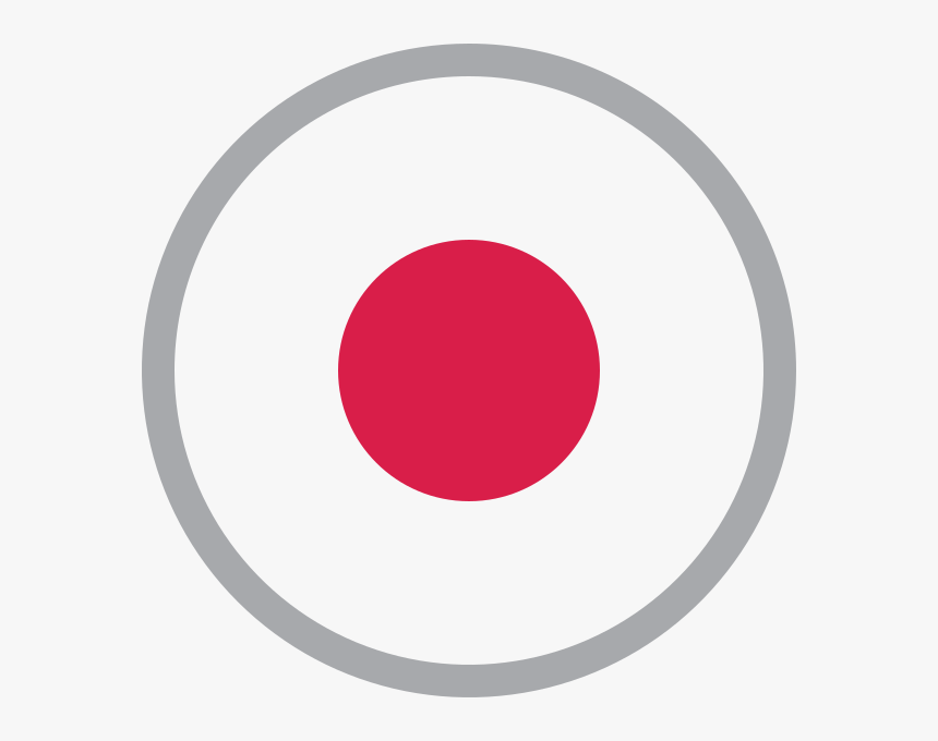 Japan Circle - Japan Flag Circle Png, Transparent Png, Free Download