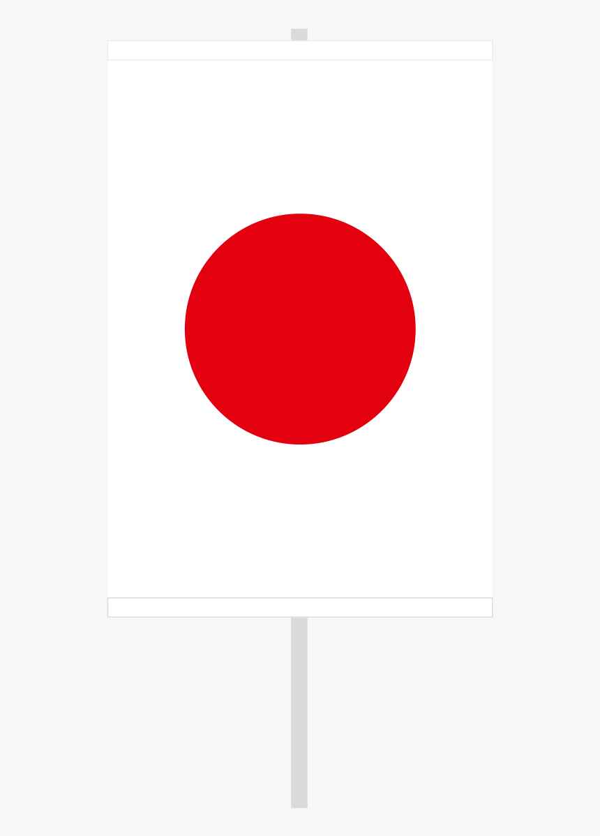 Vertical Flag With Flagpole - Circle, HD Png Download, Free Download