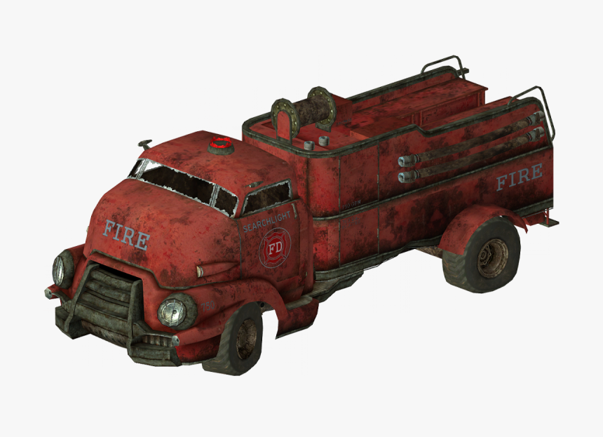 Fallout Fire Truck, HD Png Download, Free Download