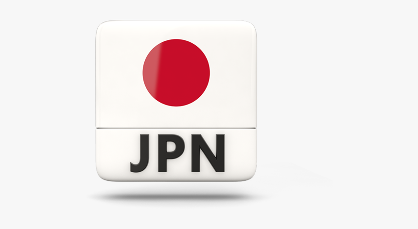 Square Icon With Iso Code - Square Japan Flag Icon Png, Transparent Png, Free Download