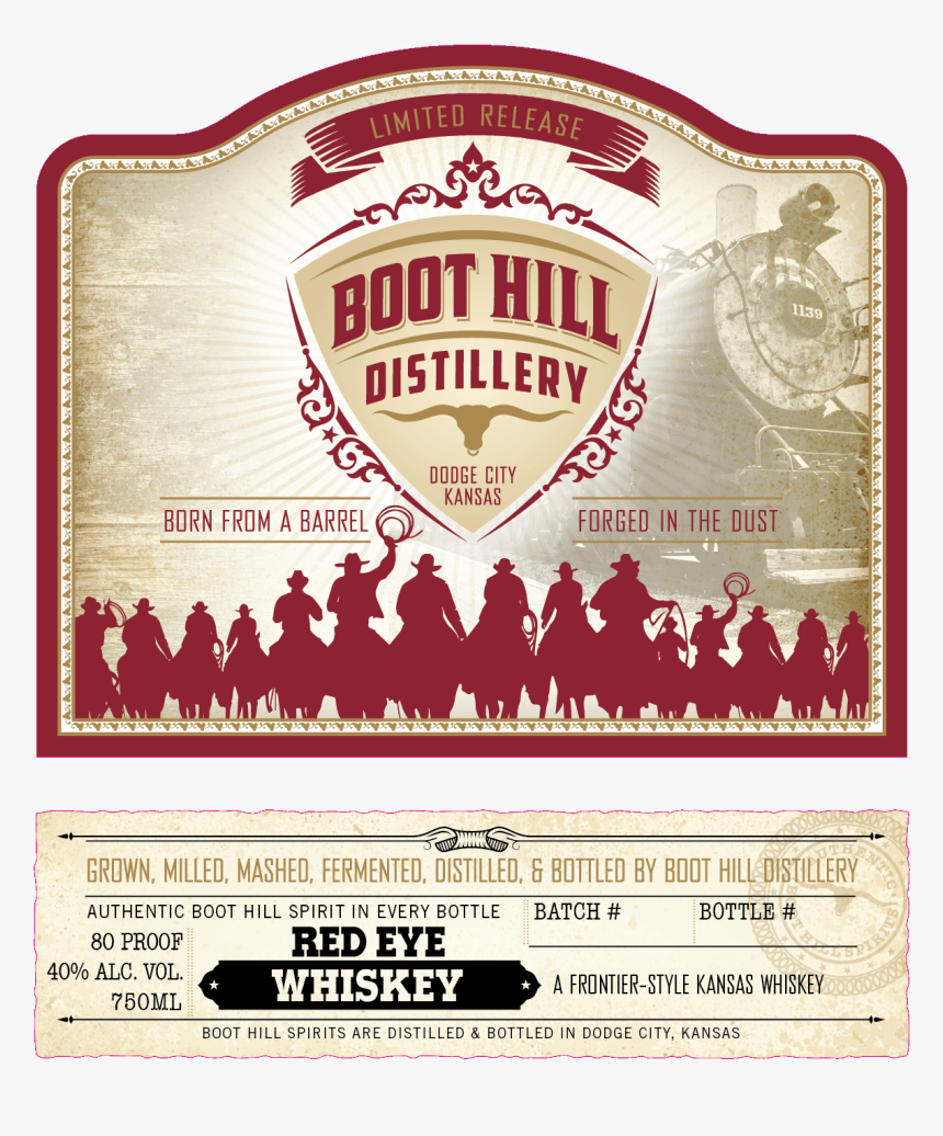 Boot Hill Red Eye Whiskey, HD Png Download, Free Download