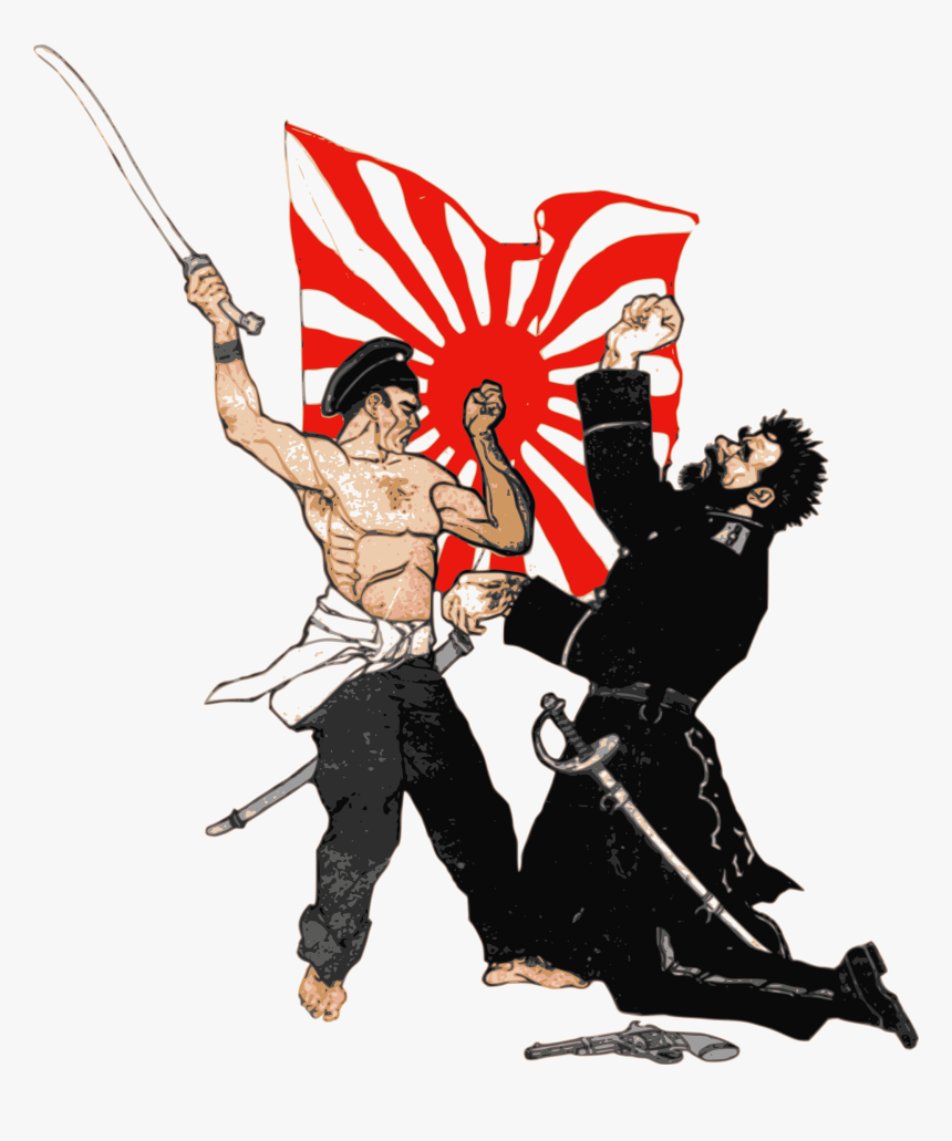 Russo-japanese War Combatants Clip Arts - Japan Russo Japanese War, HD Png Download, Free Download