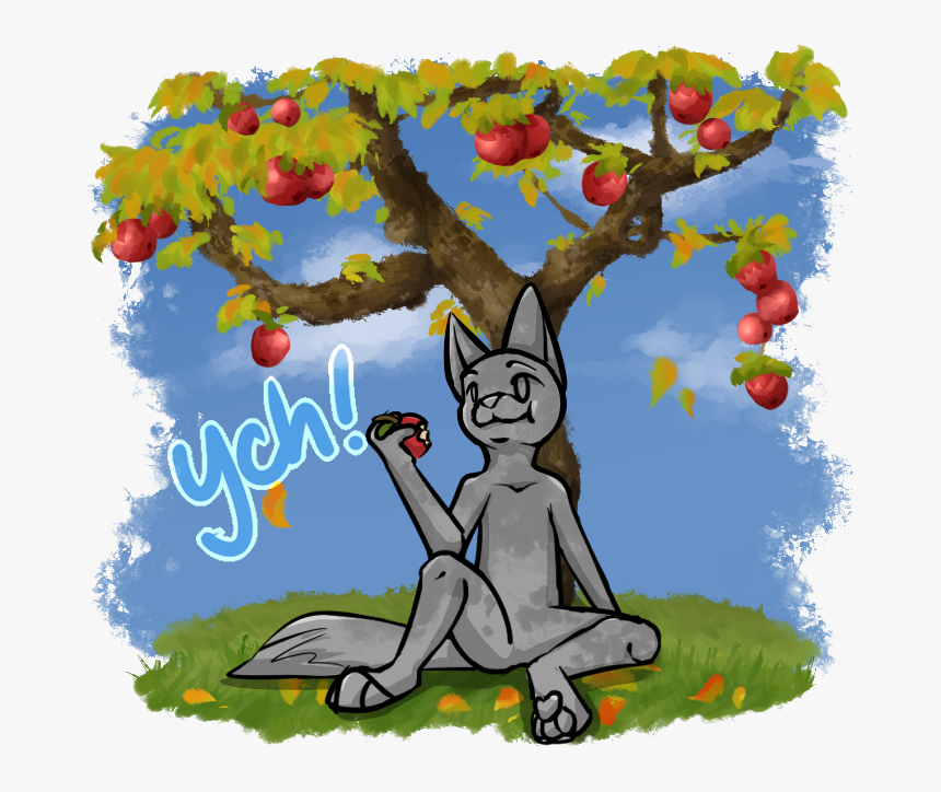 Apple Tree Ych - Cartoon, HD Png Download, Free Download