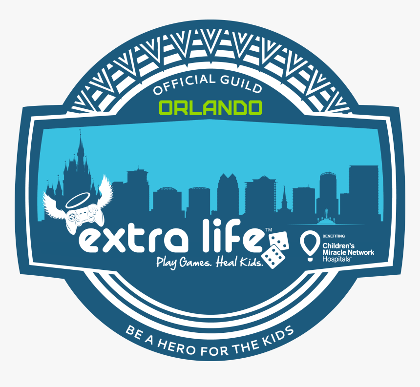 El15 Guildlogo Orlando Png - Extra Life Donate Button, Transparent Png, Free Download