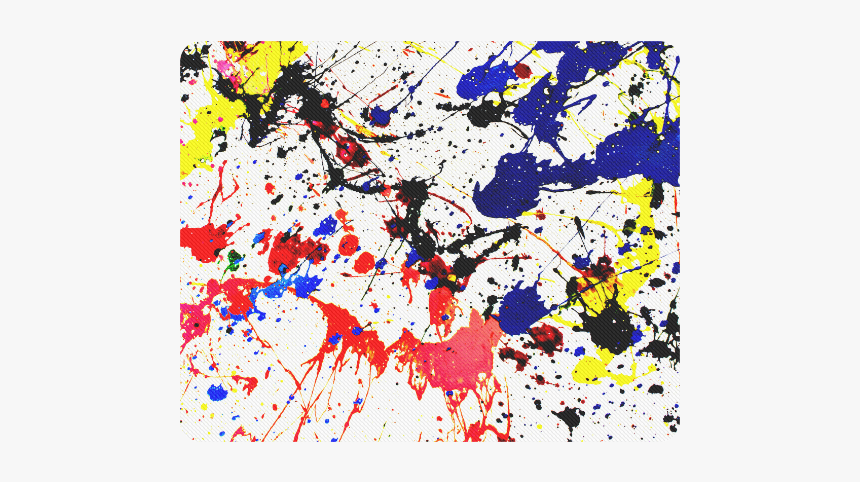 Blue & Red Paint Splatter Rectangle Mousepad - Red And Blue Paint Splatter Background, HD Png Download, Free Download