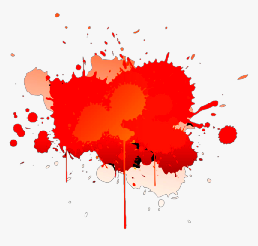 #ftestickers #art #paint #splatter #paintsplatter #watercolor - Red Splash Brush Png, Transparent Png, Free Download