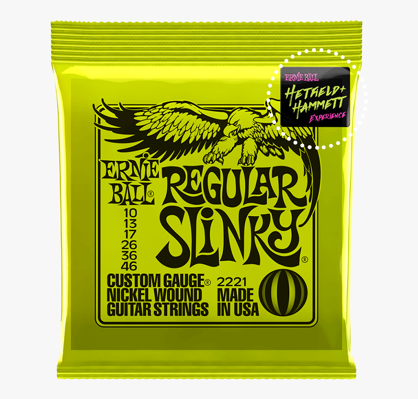 Look For The Hetfield Hammett Sticker - Ernie Ball Regular Slinky Strings Review, HD Png Download, Free Download