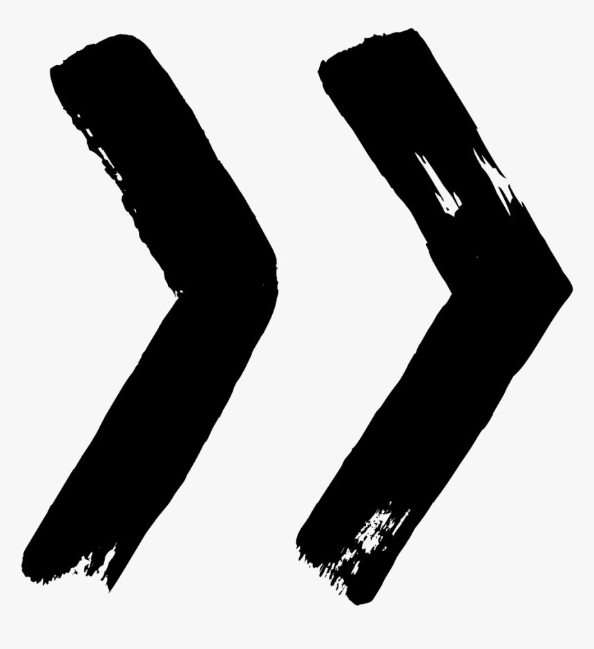 Hand Drawn Double Arrow , Png Download - Hand Drawn Double Arrow, Transparent Png, Free Download