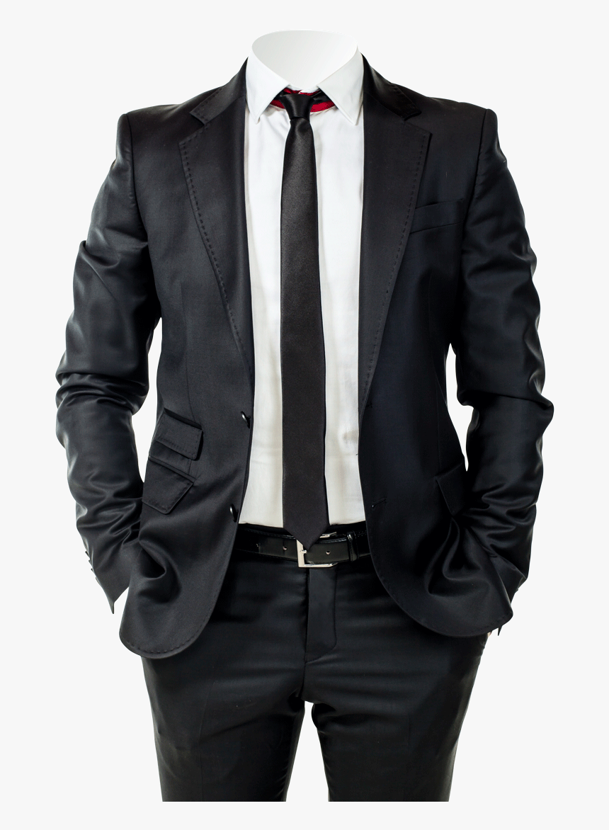 Photo Editing Outsourcing Invisible Mannequin - Black Tie Optional Mens Suit, HD Png Download, Free Download