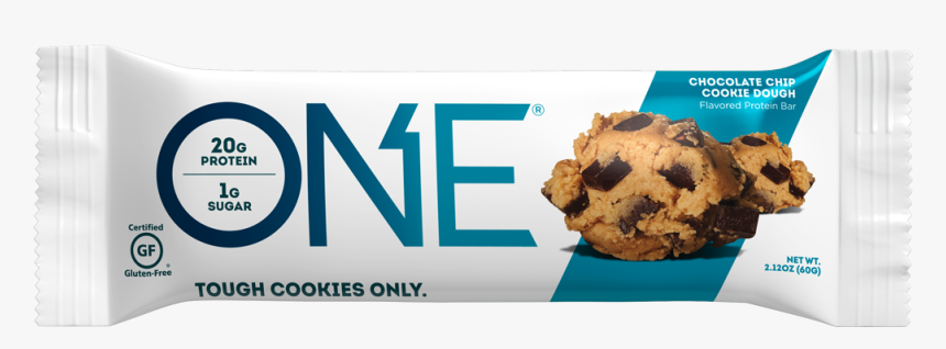 One Bars Chocolate Chip Cookie Dough Protein Bar - One Protein Bar Chocolate Chip Cookie Dough, HD Png Download, Free Download