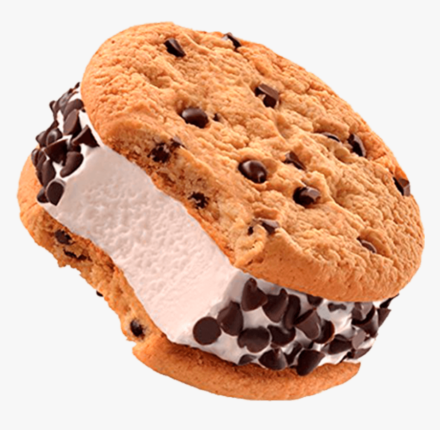 Chocolate Chip Cookie Sandwich - Ice Cream Cookies Png, Transparent Png, Free Download