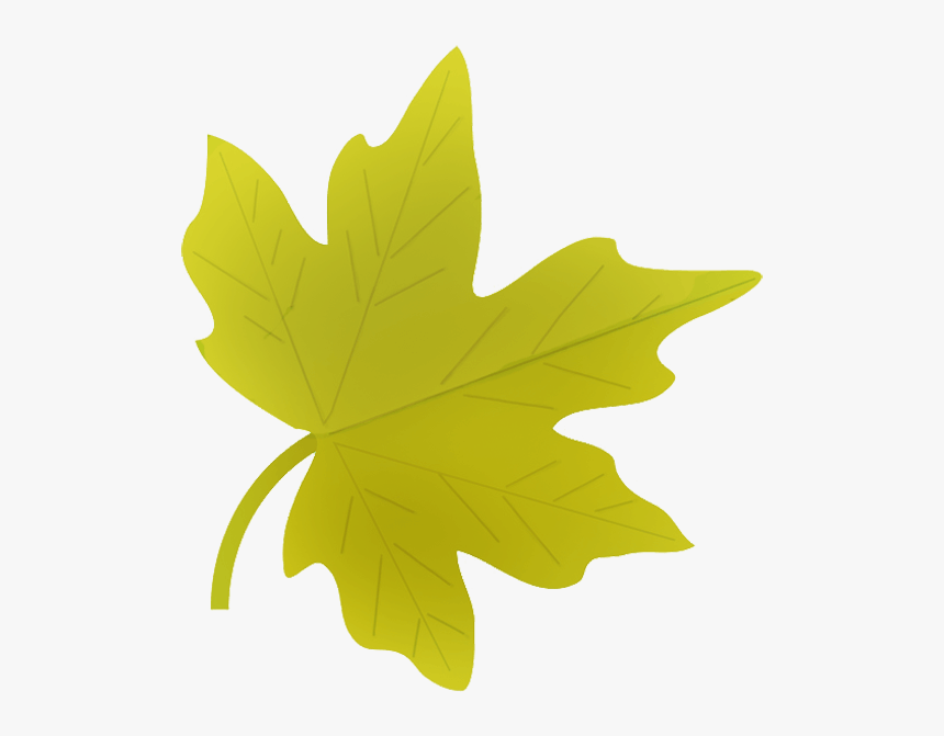 Yellow Leaf Png - Transparent Fall Leaf Clipart, Png Download, Free Download