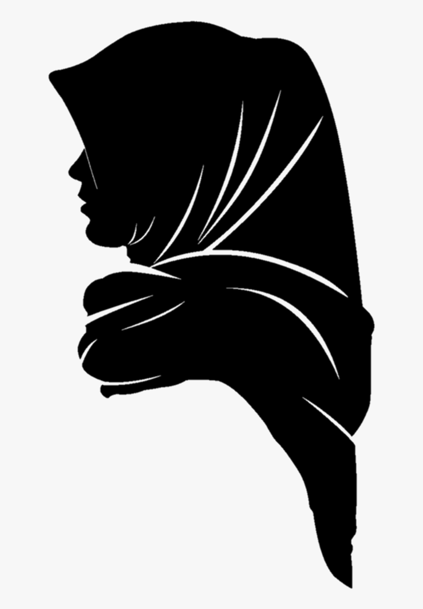  muslim Girl Png Gambar Siluet Wanita  Berhijab 