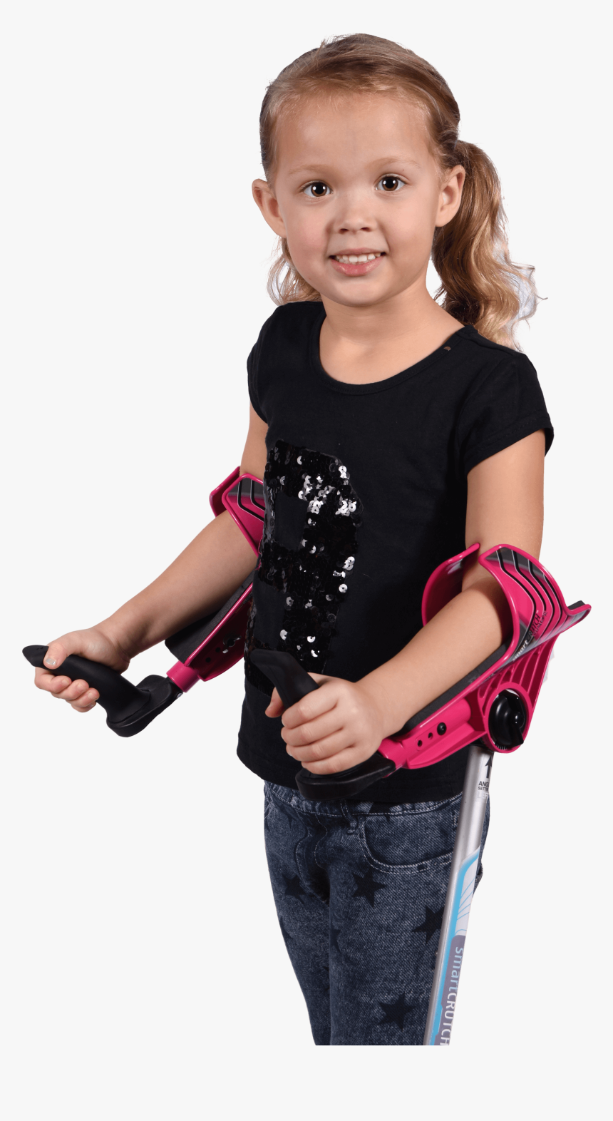 Little Girl With Smartcrutch - Girl, HD Png Download, Free Download