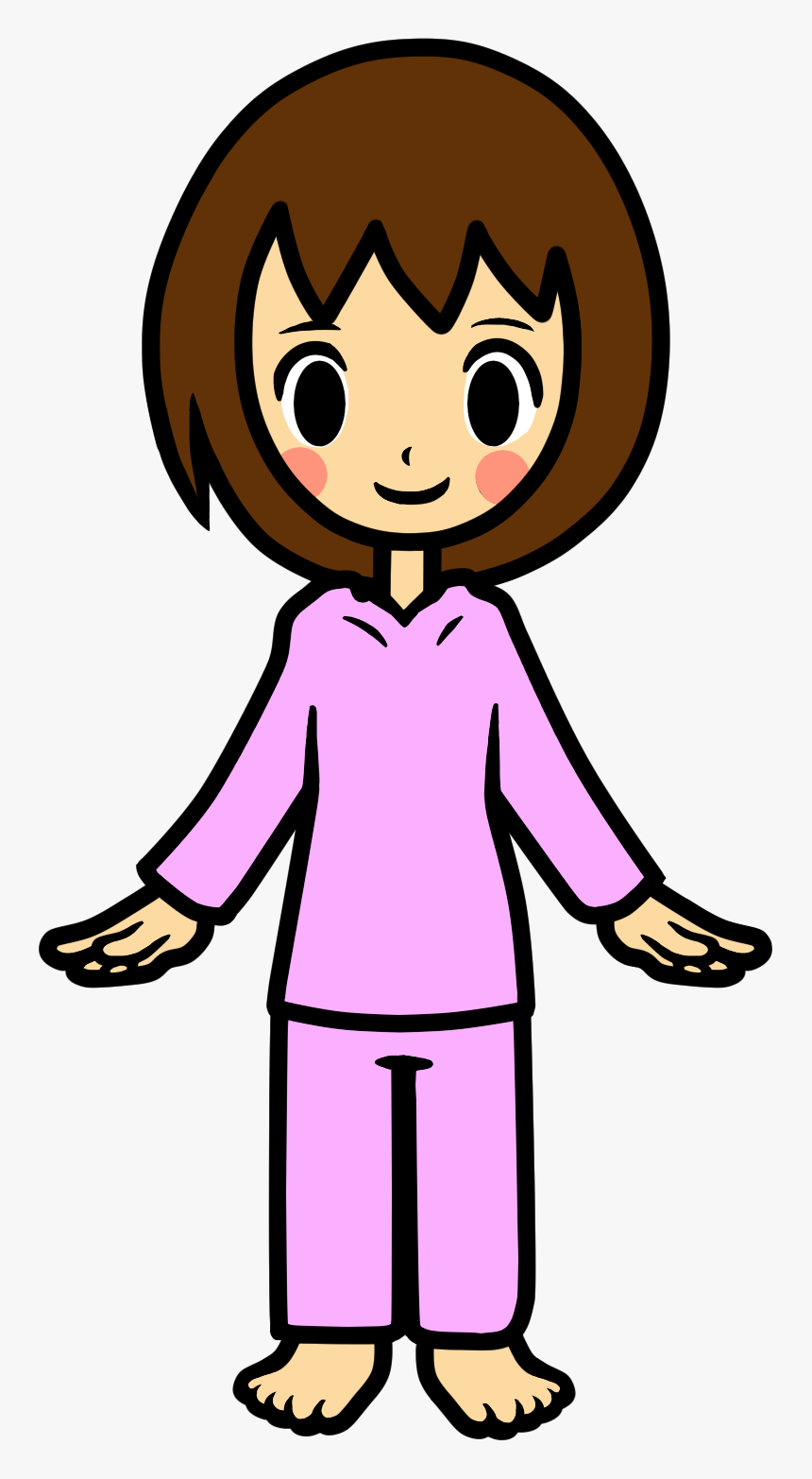 Pajamas Boy Girl Clothing Clip Art - Pajama Girl Rhythm Heaven, HD Png Download, Free Download