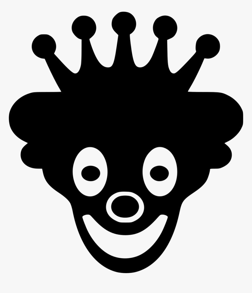 Royal Face Smile Joker Actor Mask - White Crown Joker Png, Transparent Png, Free Download