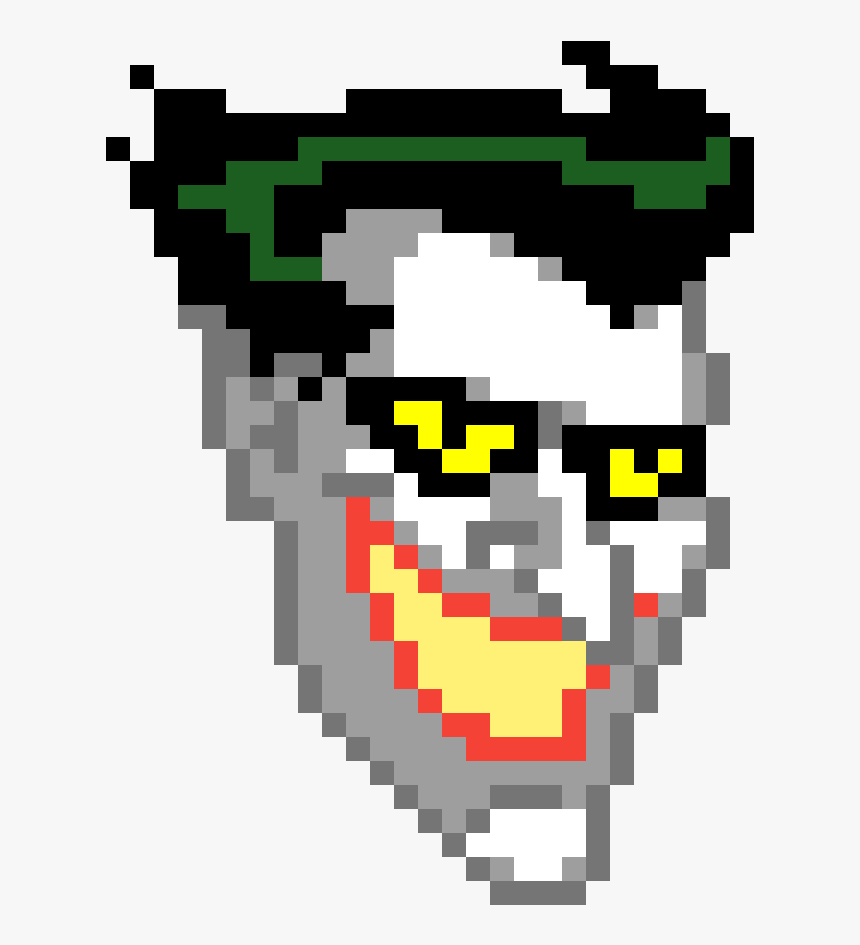 Minecraft Joker Pixel Art, HD Png Download, Free Download