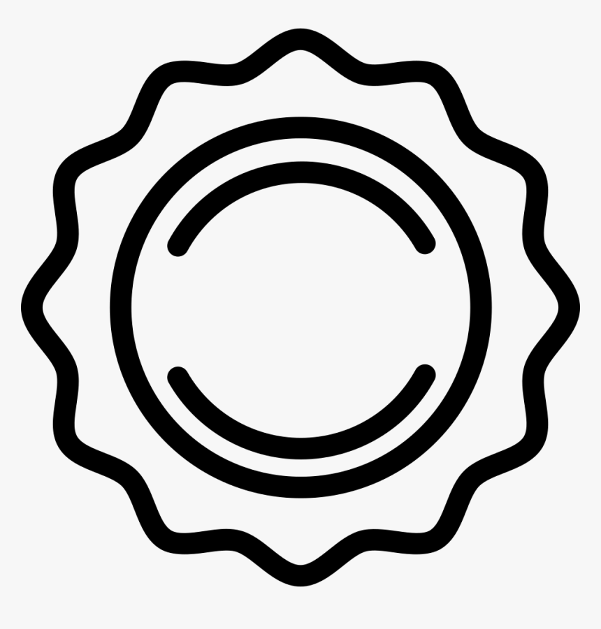 Bottle Cap Outline - Bottle Cap Outline Png, Transparent Png, Free Download