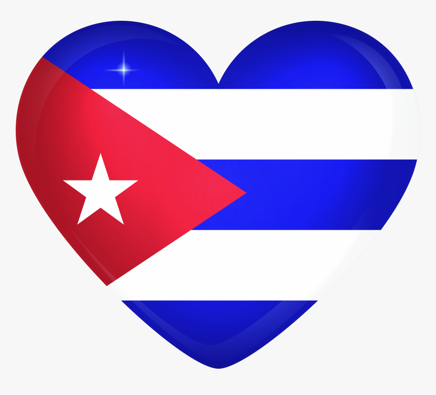 Puerto Rico Flag Icon Clipart , Png Download - Heart With Cuban Flag, Transparent Png, Free Download