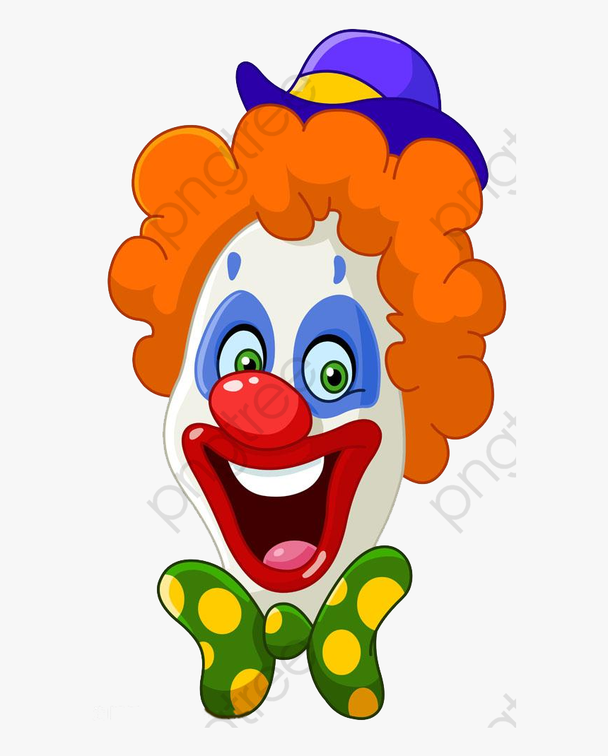 Funny Clipart Category - Clown Face, HD Png Download, Free Download