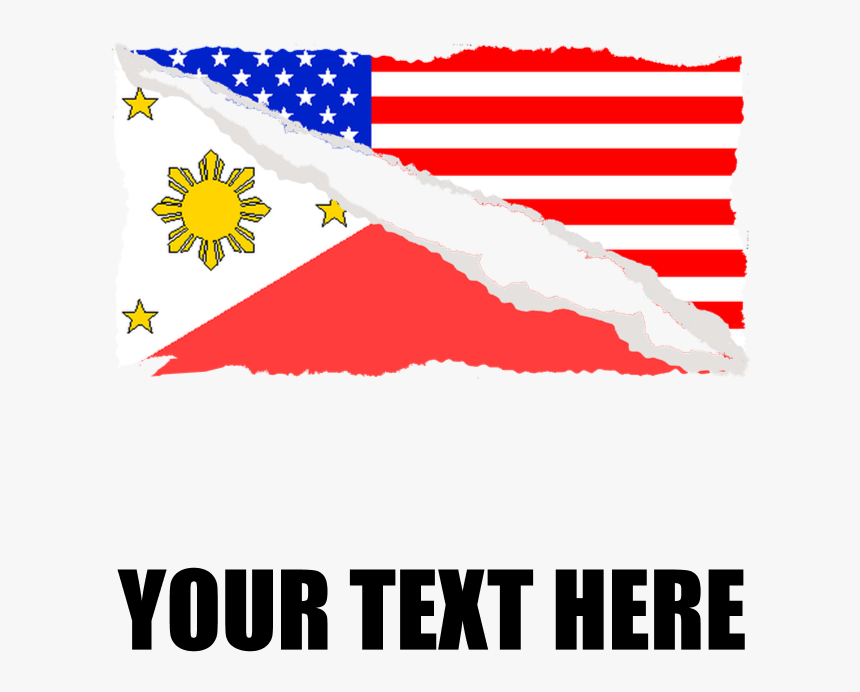 Filipino American Flag Classic Thong - Mexican Flag American Flag Clipart, HD Png Download, Free Download
