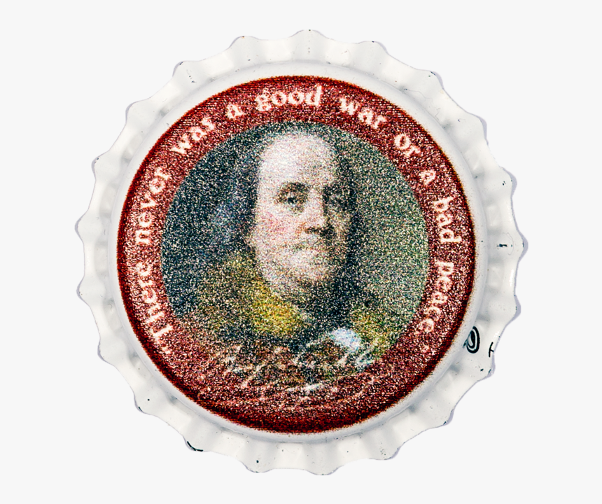 Bottle-cap - Benjamin Franklin, HD Png Download, Free Download