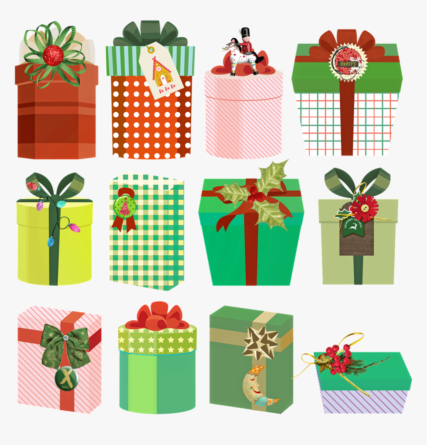 Christmas Gifts, Presents, Christmas, Gift, Xmas - Christmas Gift Pictures Cartoons, HD Png Download, Free Download