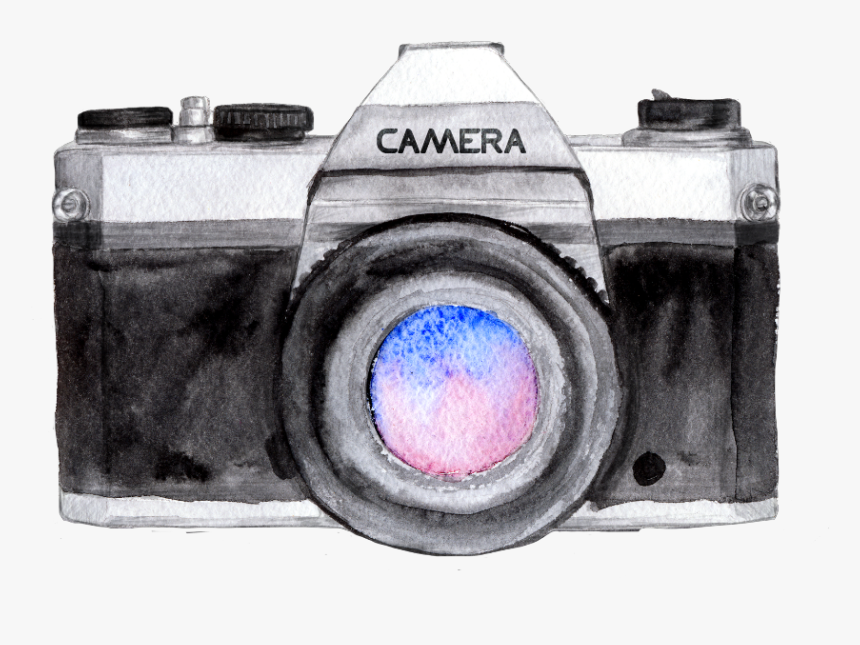 #vintage #camera - Transparent Tumblr Camera Sticker, HD Png Download, Free Download