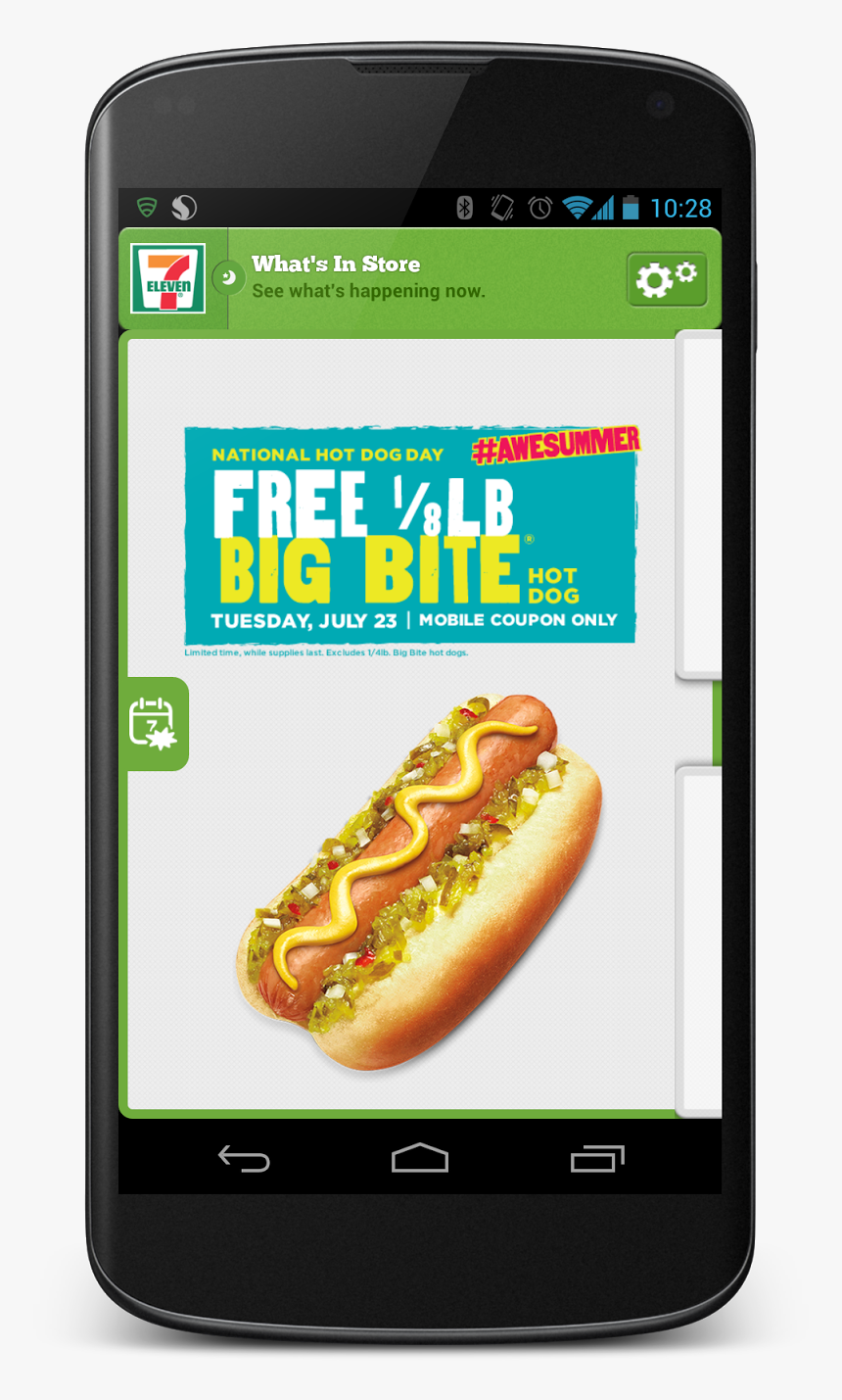 Free Hot Dog 711, HD Png Download, Free Download