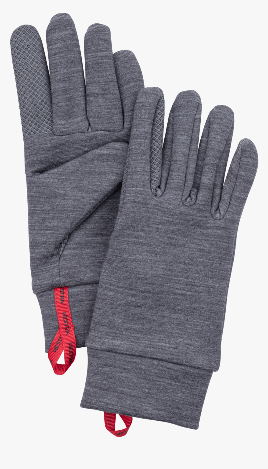 Hestra Touch Point Warmth 5 Finger Grey - Patagonia Hestra Touch Point Warmth Gloves, HD Png Download, Free Download