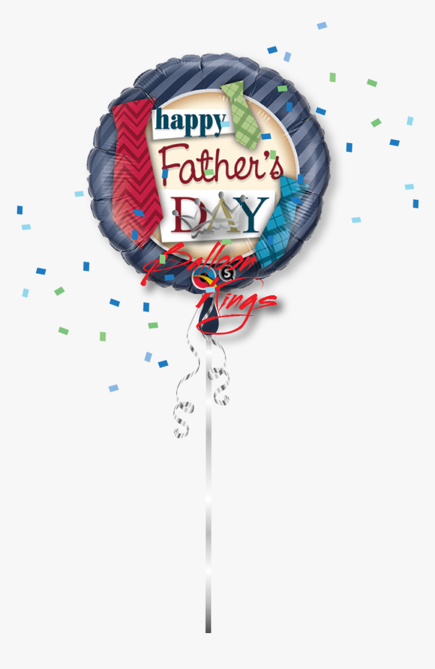 Happy Fathers Day Ties - Father's Day Foil Balloons, HD Png Download, Free Download