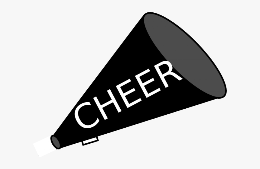 Graphic Transparent Download Cheerleading Clipart Images - Black And White Cheerleading Clipart, HD Png Download, Free Download