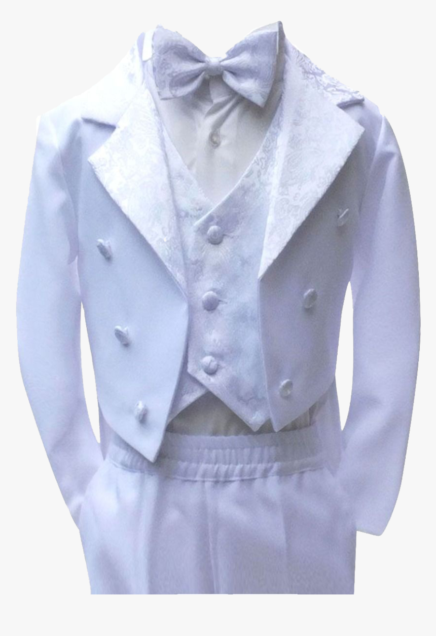 White Tuxedo Png Free Download - Esmoquin Para Niños De Bautizo, Transparent Png, Free Download