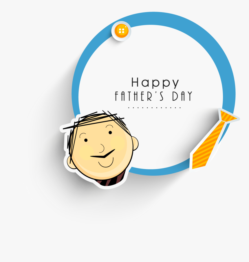 Fathers Day Card Png - Cartoon, Transparent Png, Free Download