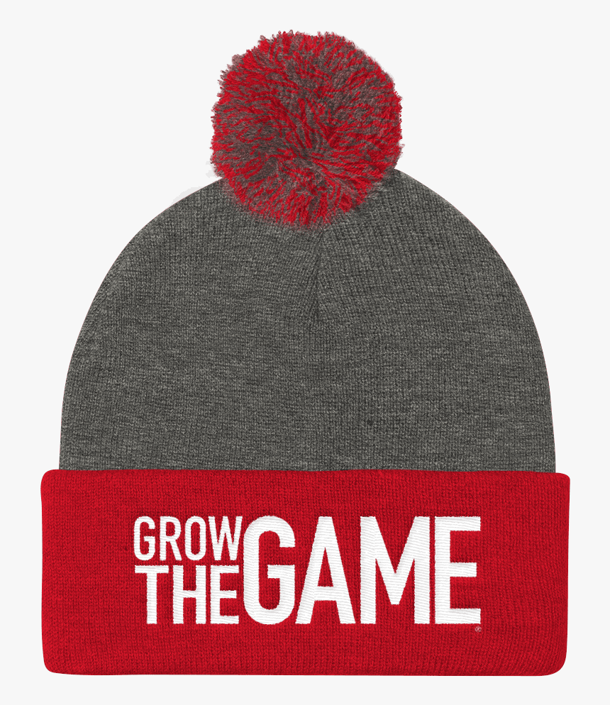 Grow The Game® Pom Pom Knit Beanies - Knit Cap, HD Png Download, Free Download