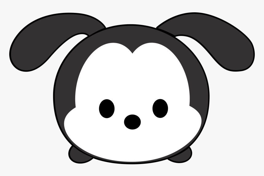 Stock Main Disney Characters Clip Black And White Download - Disney Tsum Tsum Clipart, HD Png Download, Free Download