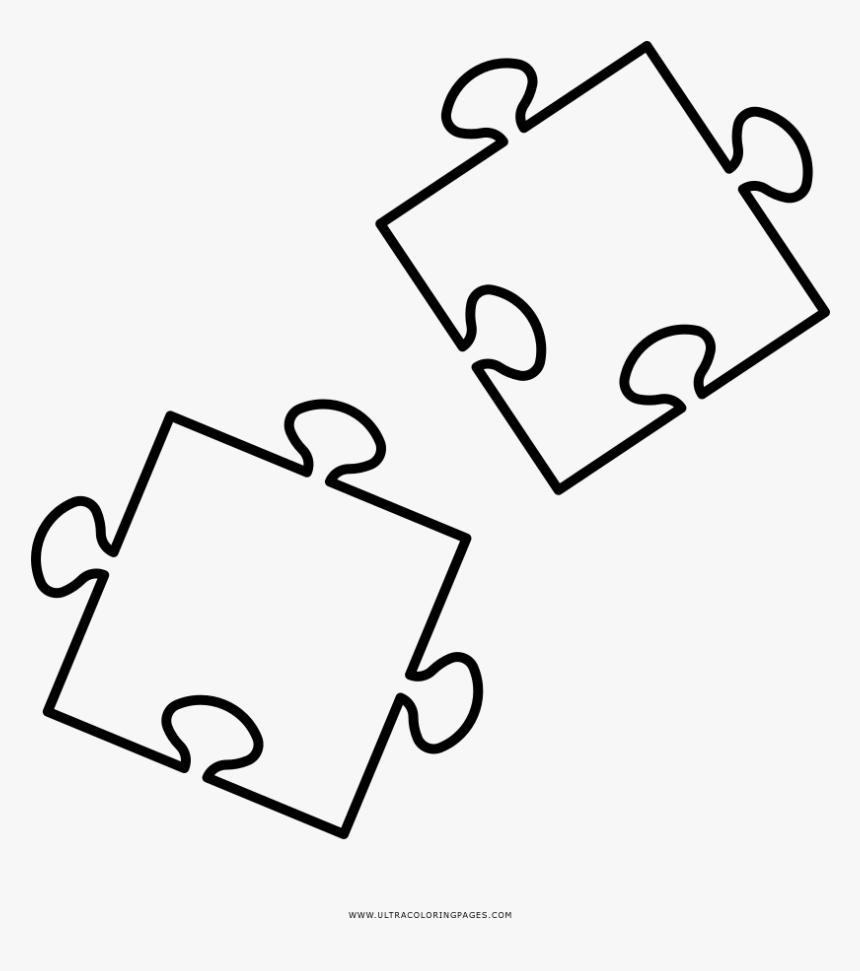 Puzzle Pieces Coloring Page - Puzzle Disegno Da Colorare, HD Png Download, Free Download