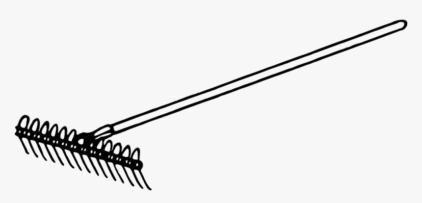 Rake - Line Art, HD Png Download - kindpng