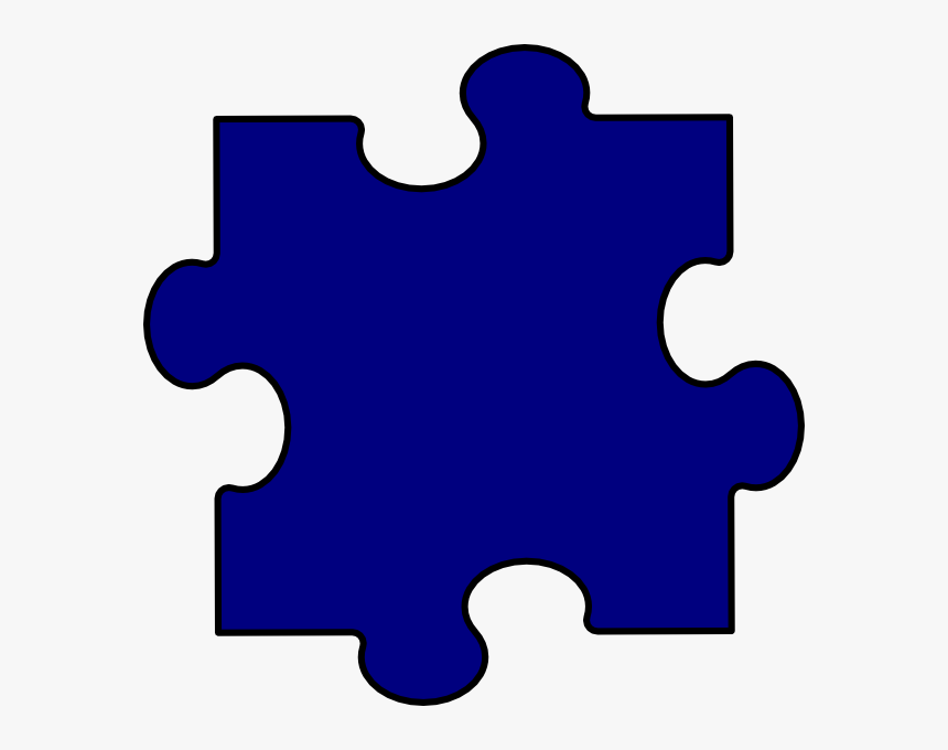 Transparent Dark Blue Png - Dark Blue Puzzle Piece, Png Download, Free Download