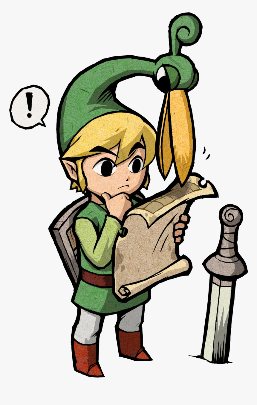 Link Artwork - Legend Of Zelda The Minish Cap Png, Transparent Png, Free Download