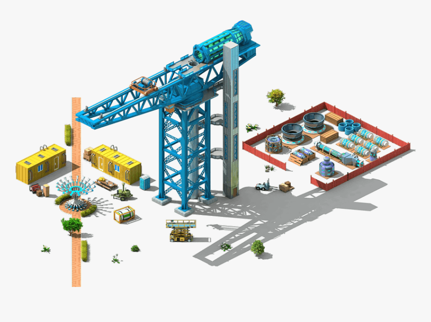 Megapolis Wiki - Crane, HD Png Download, Free Download