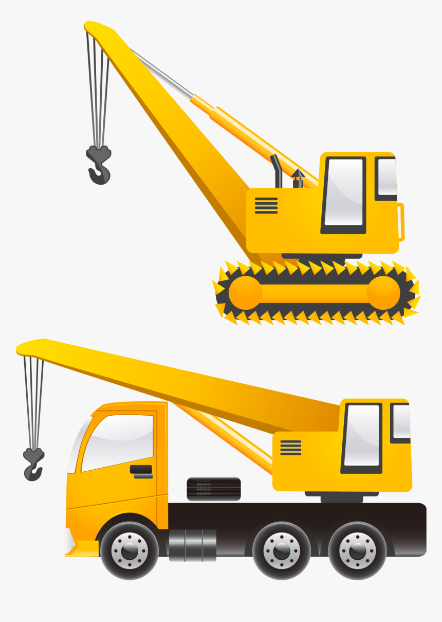 Transparent Heavy Clipart - Crane Vector Png, Png Download, Free Download