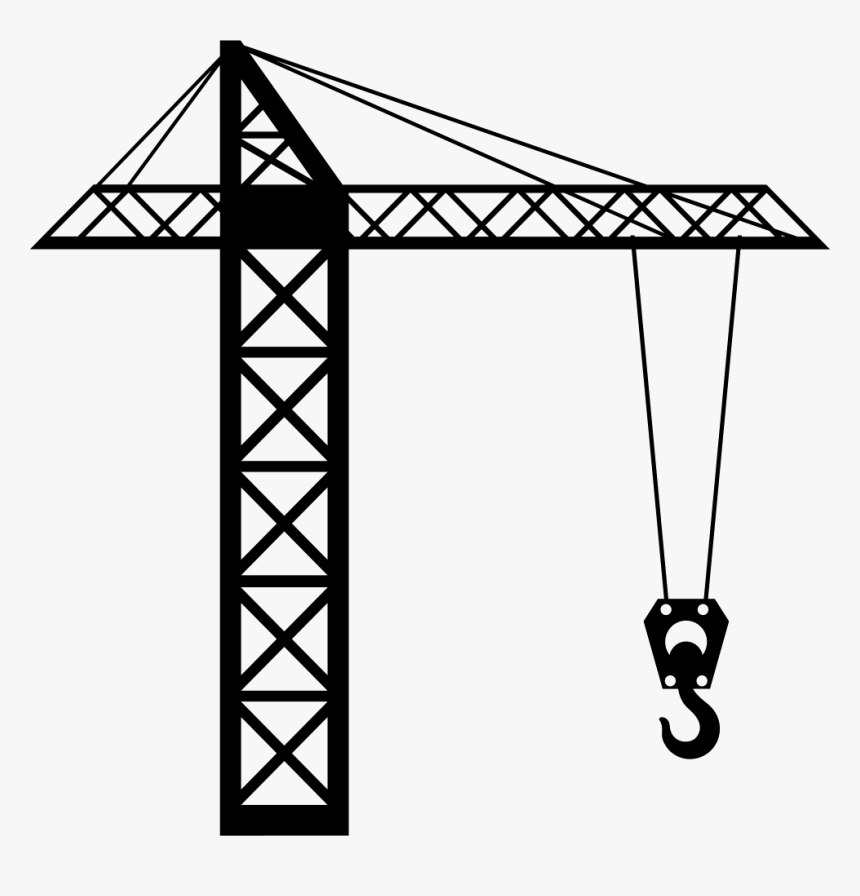 Tower Crane - Tower Crane Icon Png, Transparent Png, Free Download