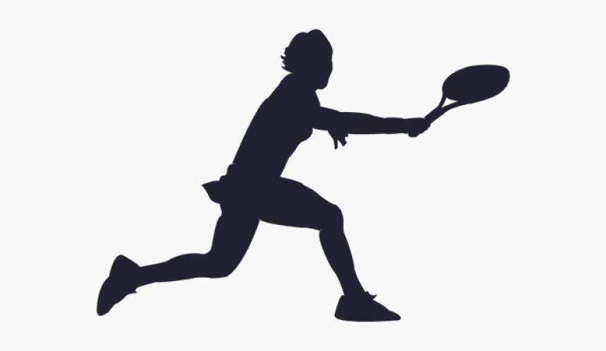 Tennis Png Transparent Images - Tennis Player Silhouette Png, Png Download, Free Download