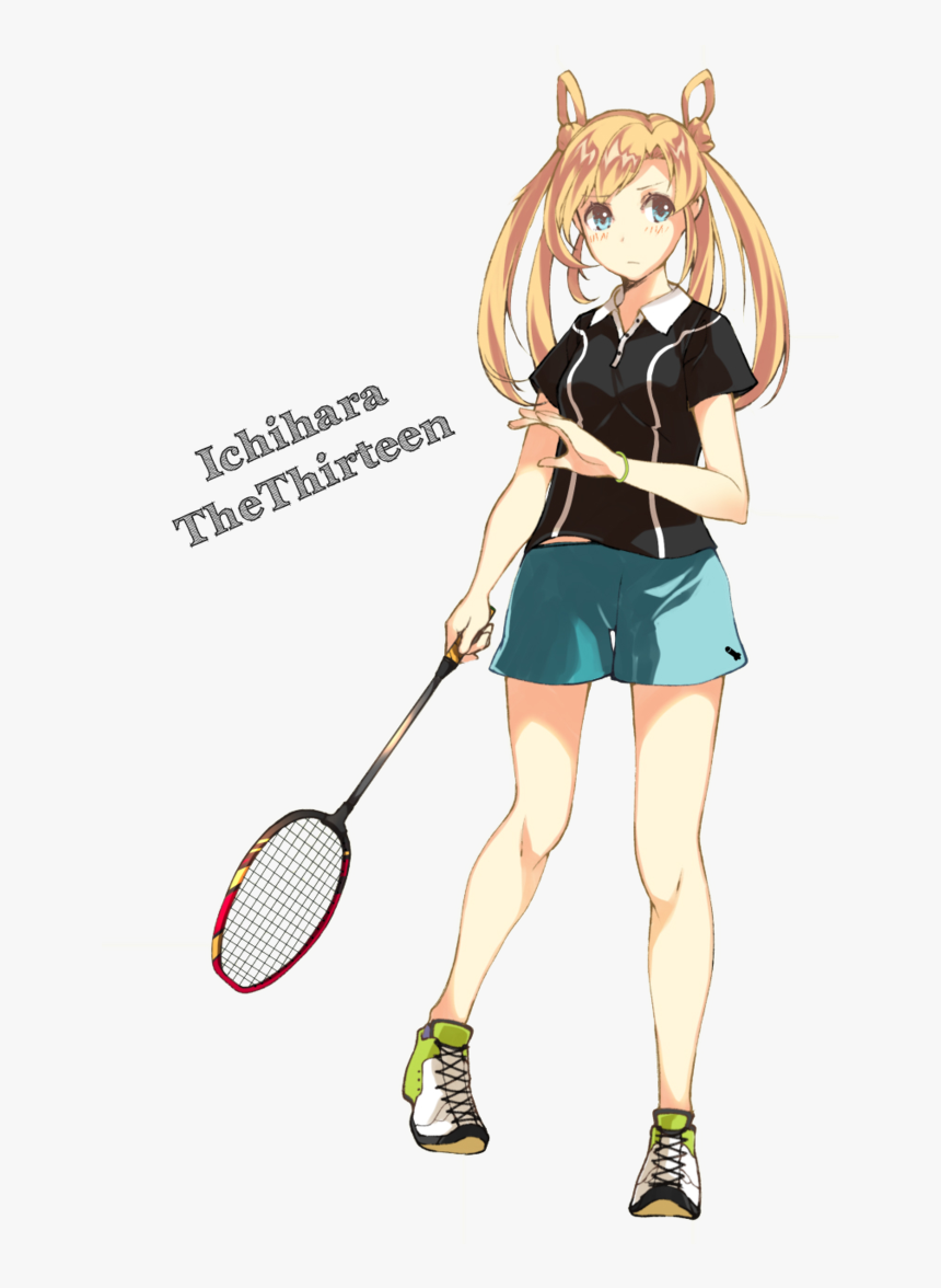 Tennis Girl By Ichiharathethirteen - Anime Sport Girl Tennis, HD Png Download, Free Download