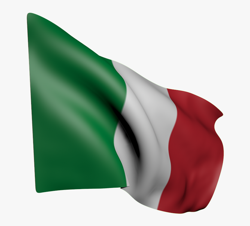 Flag, Italy, Italian, Green, White, Red, Wave - Italien Flagga Png, Transparent Png, Free Download