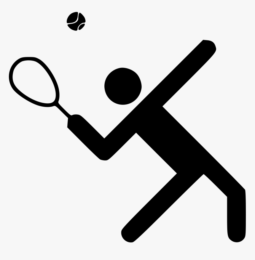 Tennis - Badminton Icon Png White, Transparent Png, Free Download