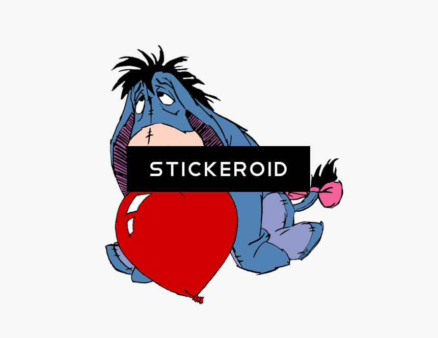 Eeyore Cartoons Disney Pooh The Winnie - Eeyore Heart, HD Png Download, Free Download