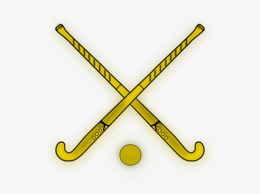 Gold Field Hockey Sticks, HD Png Download, Free Download